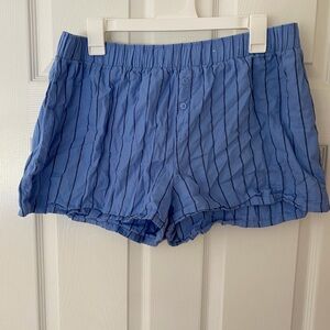 Last chance! Wild fable Blue Striped Women's Pajama Shorts in L